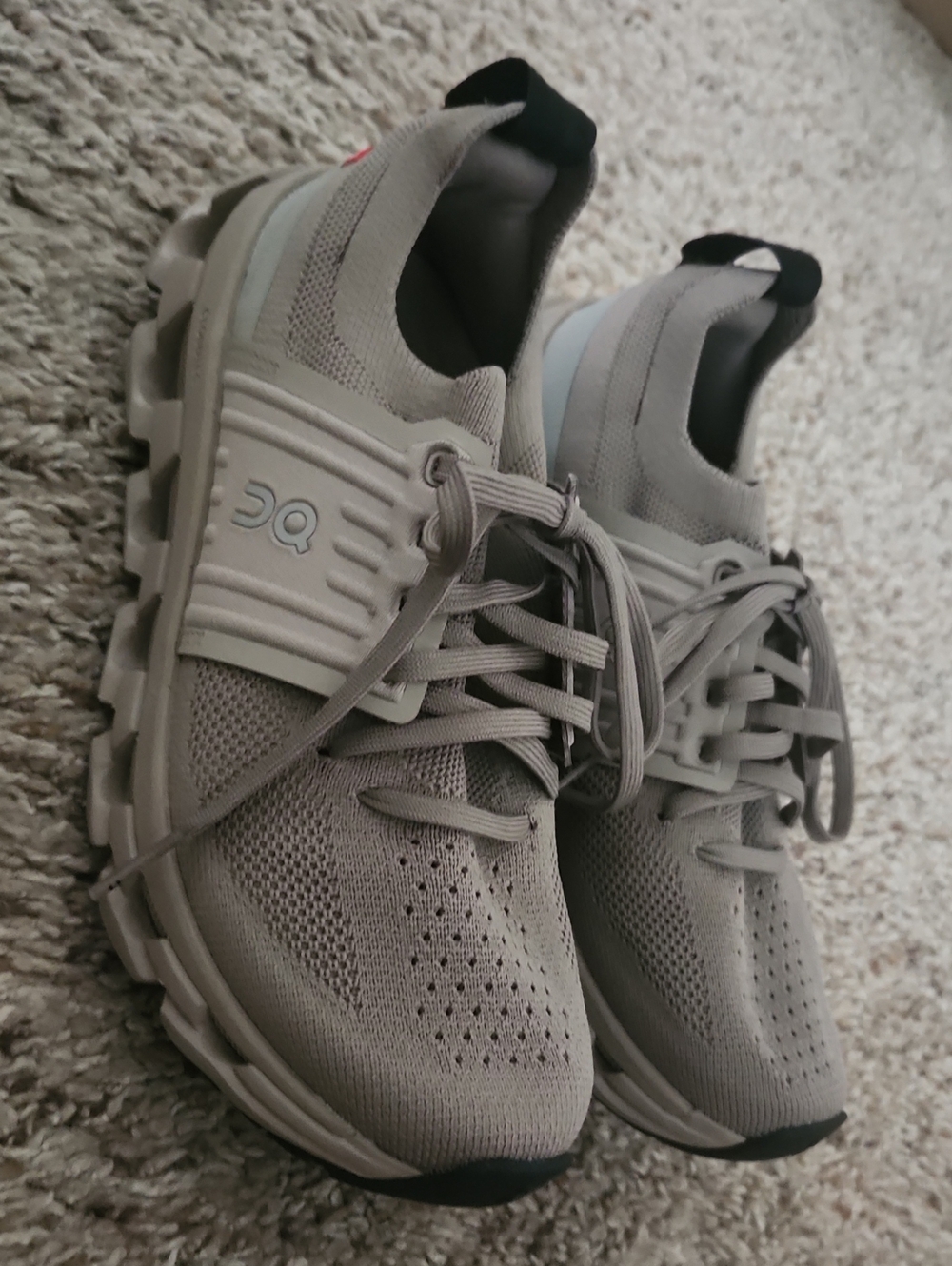 On Cloudswift 3 Cinder Fog Running Sneakers - Picture 2 of 6